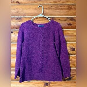 Karen Scott Magenta Women's Sweater